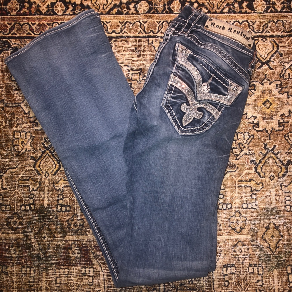 Size 24 Rock Revival Stephanie Boot Cut Jeans